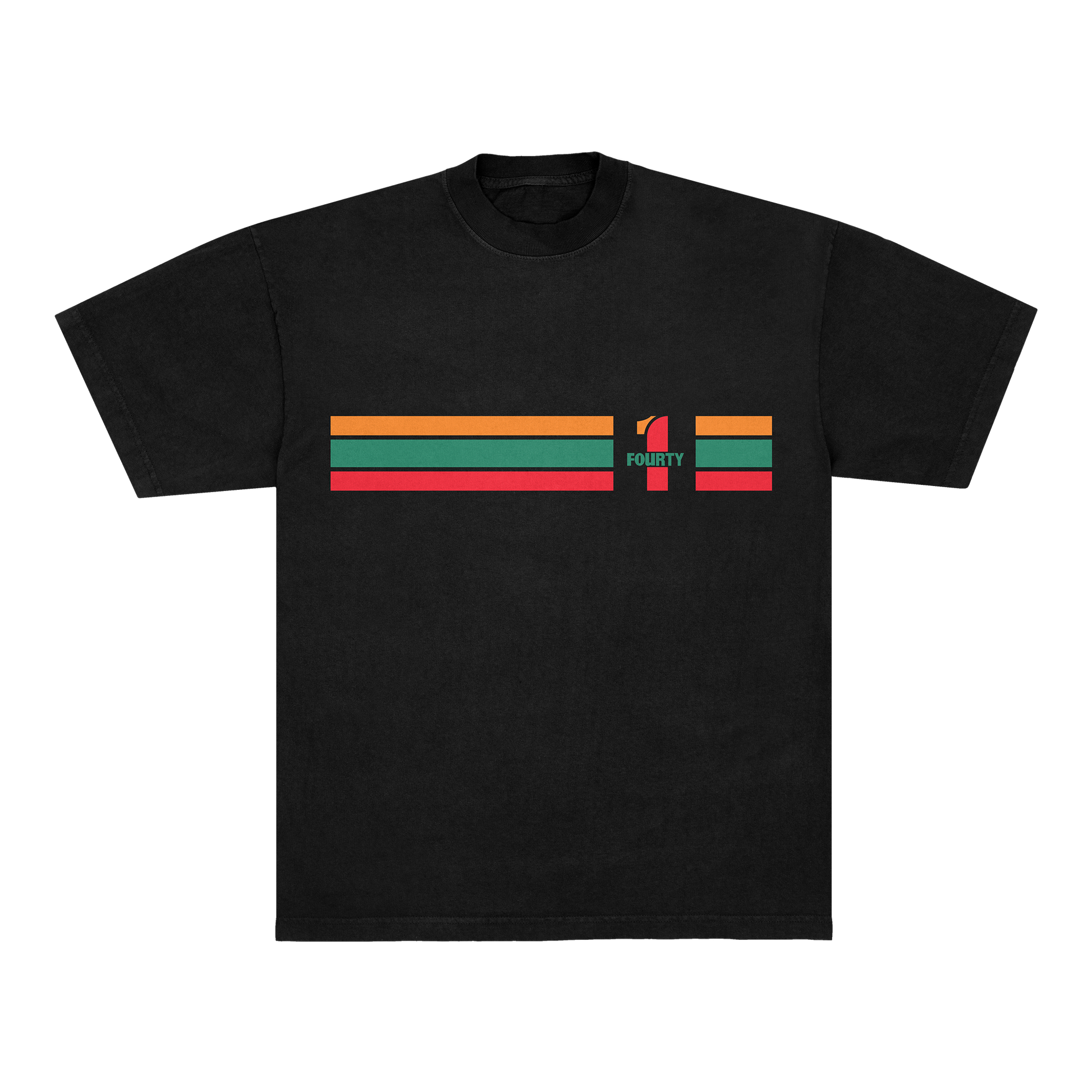 1-FOURTY TEE - BLACK
