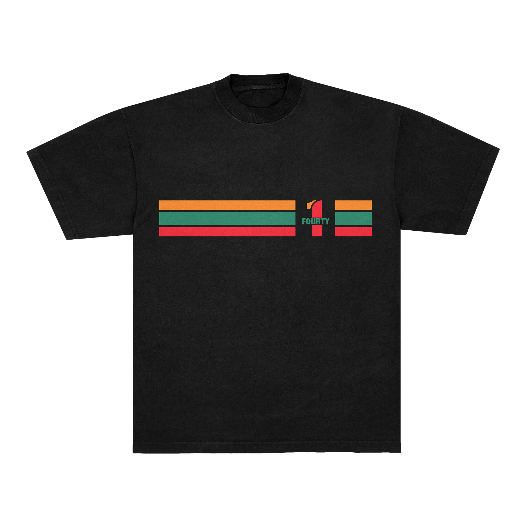 1-FOURTY TEE - BLACK