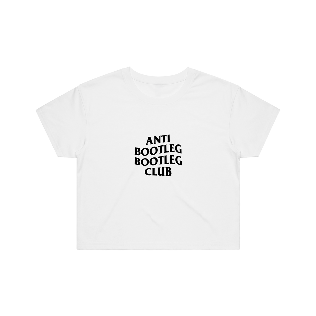 ANTI BOOT BOOT CLUB CROP TOP - WHITE
