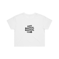 ANTI BOOT BOOT CLUB CROP TOP - WHITE