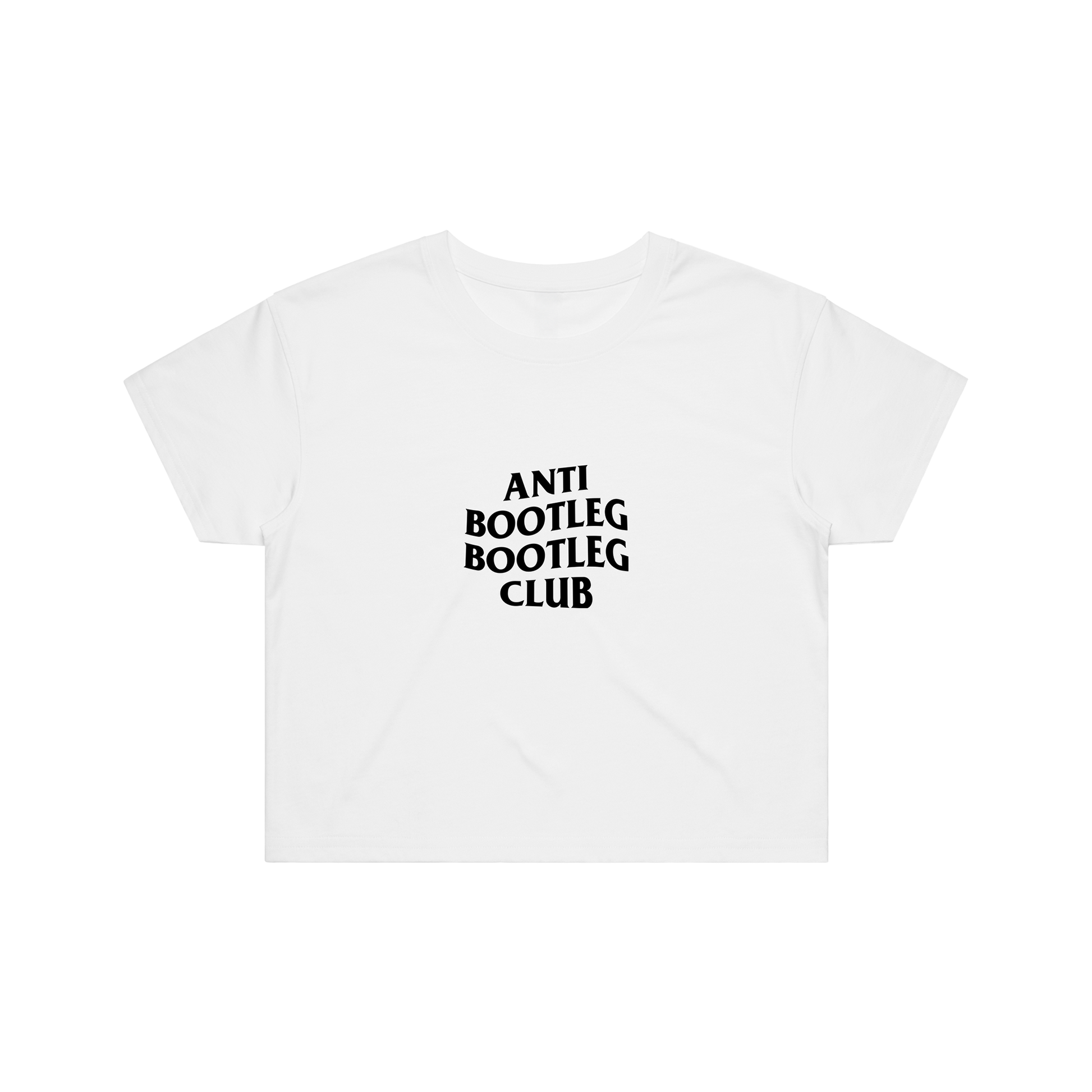 ANTI BOOT BOOT CLUB CROP TOP - WHITE