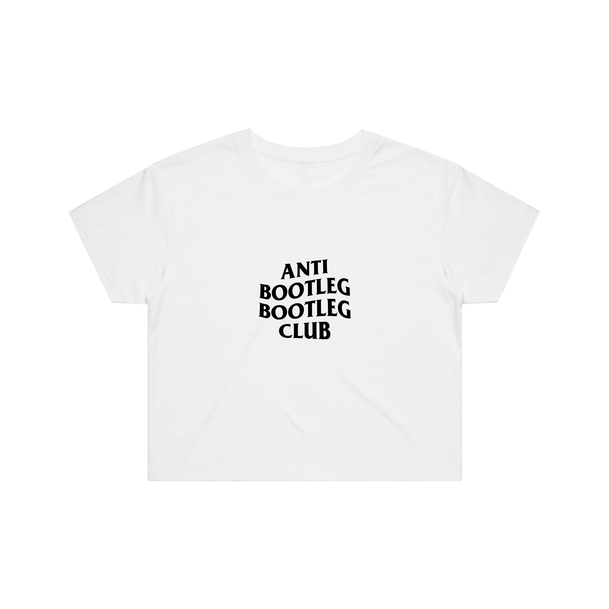 ANTI BOOT BOOT CLUB CROP TOP - WHITE