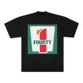 1-FOURTY TEE - BLACK