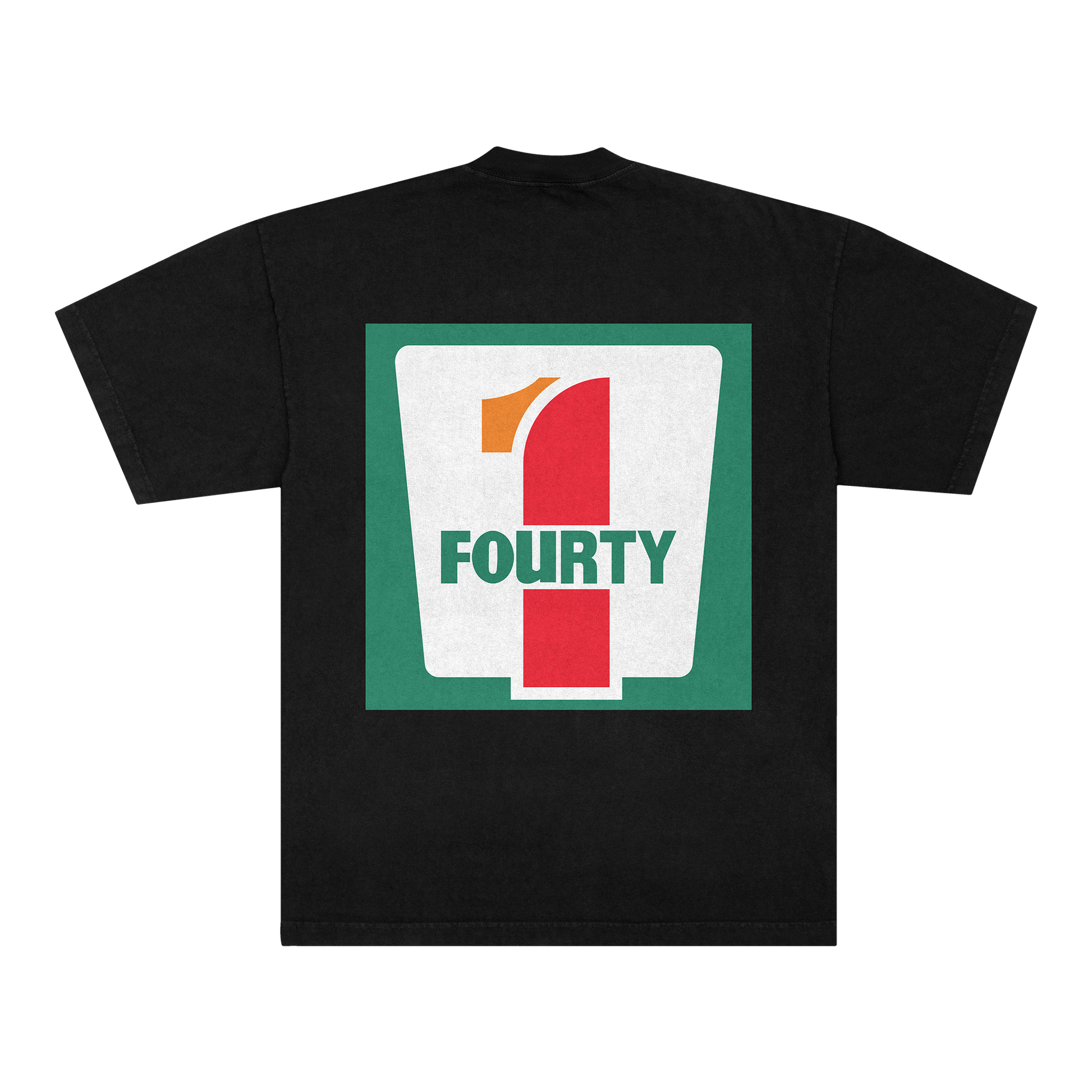 1-FOURTY TEE - BLACK
