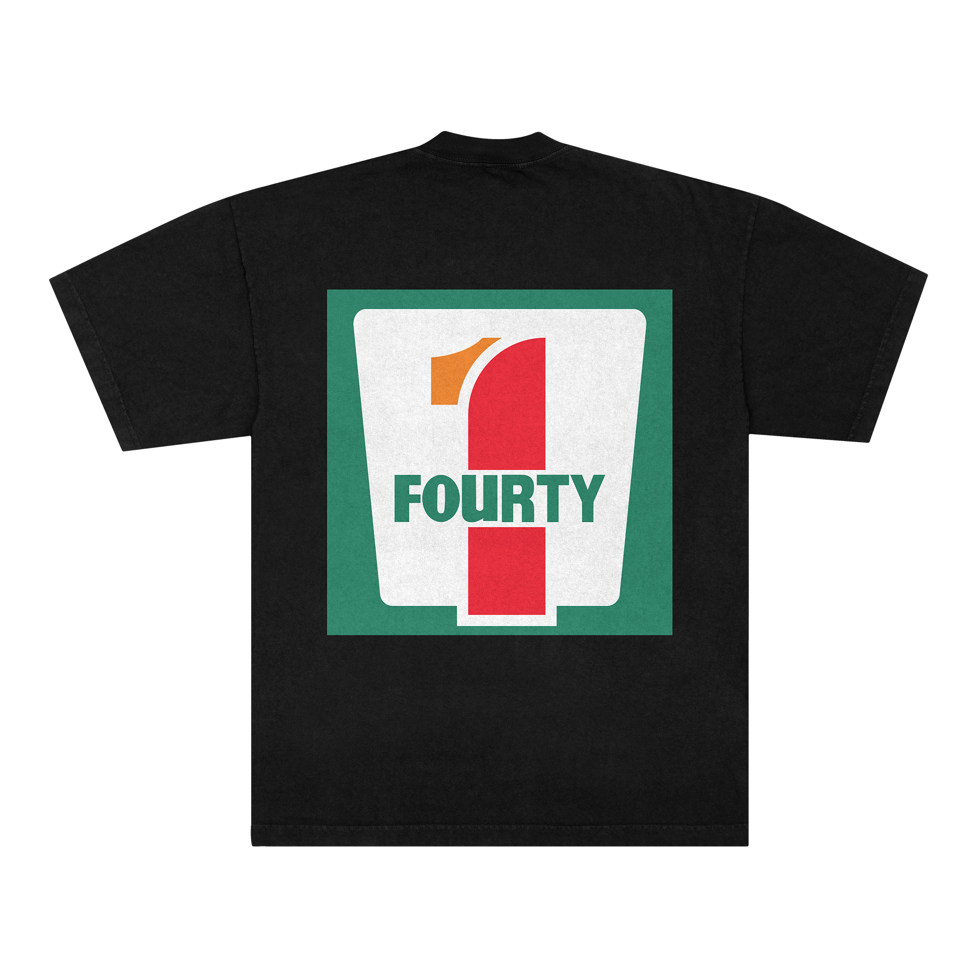 1-FOURTY TEE - BLACK