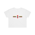 1-FOURTY CROP TOP - WHITE