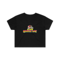 RIDDIM RAT CROP TOP - BLACK
