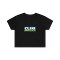 CLUB BOOTLEG CROP TOP - BLACK