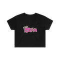 BRATZ RIDDIM CROP TOP - BLACK