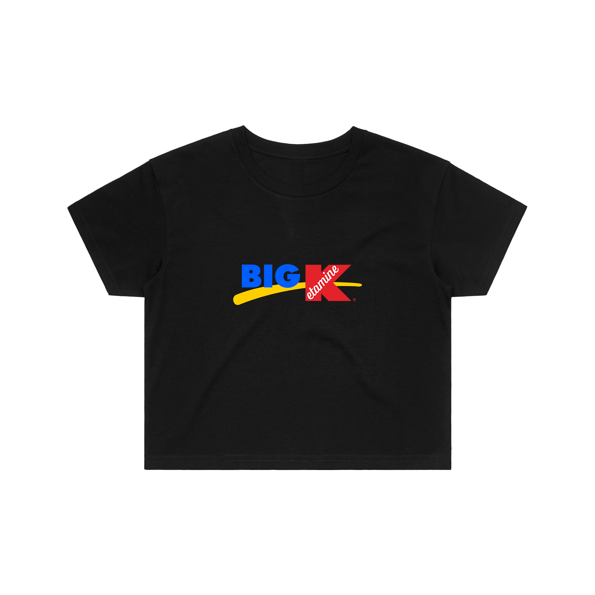 BIG K CROP TOP - BLACK