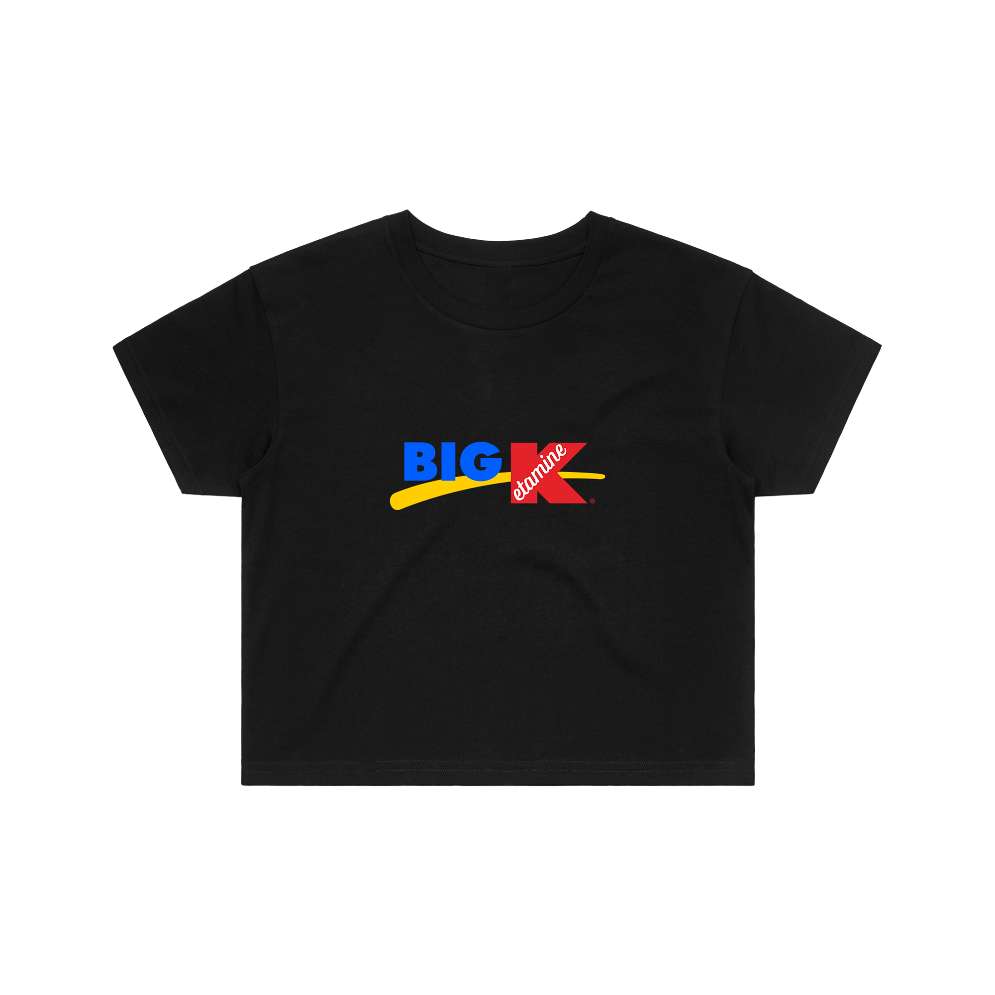 BIG K CROP TOP - BLACK
