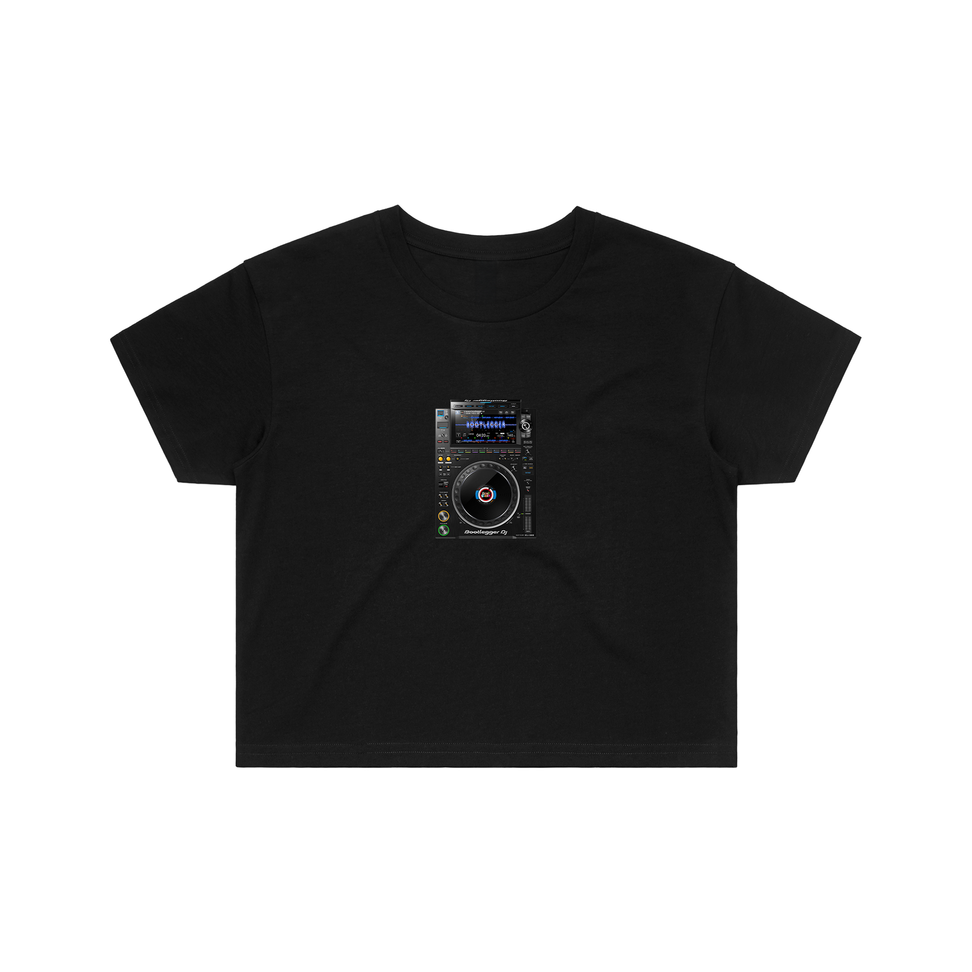 BDJ-3000 CROP TOP - BLACK