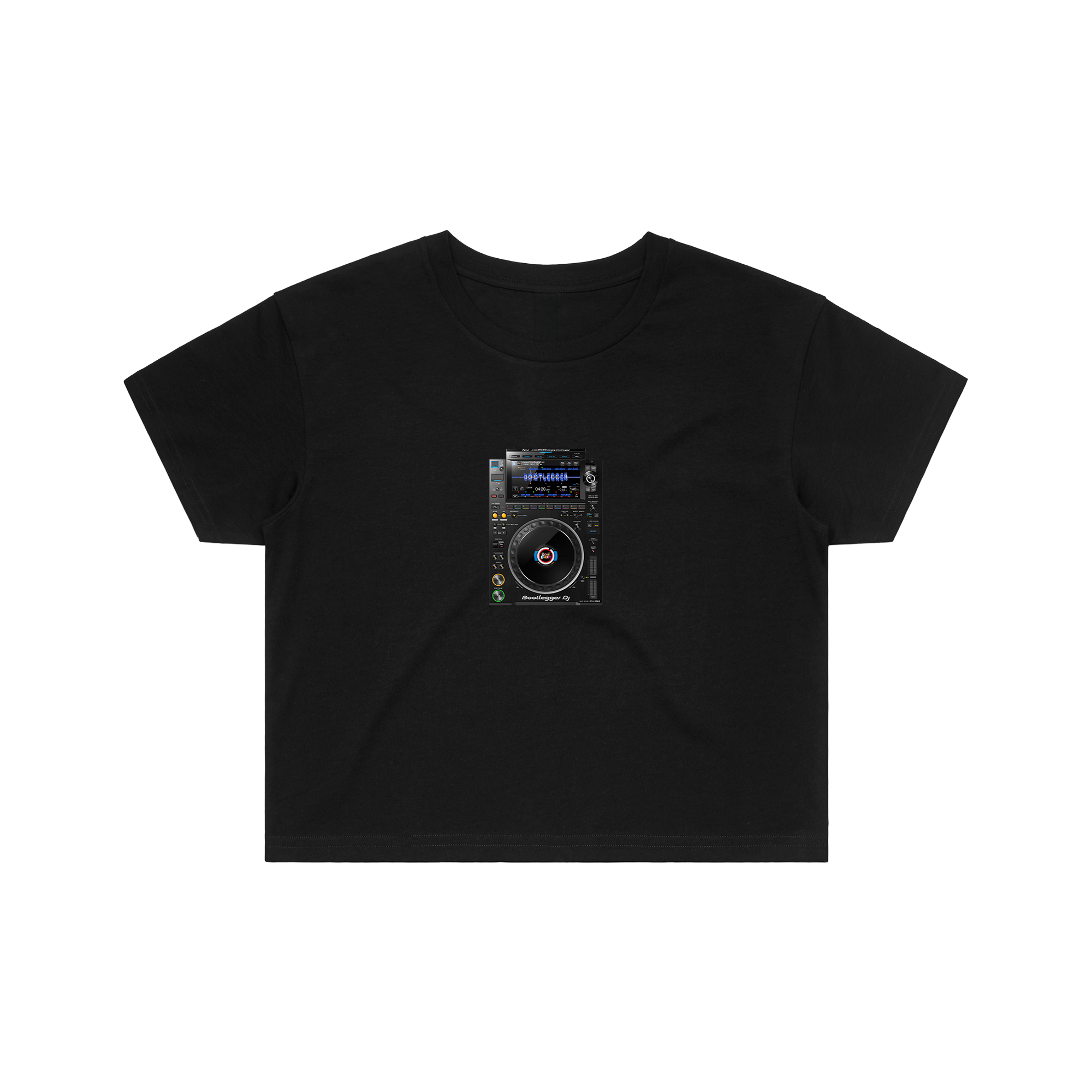 BDJ-3000 CROP TOP - BLACK