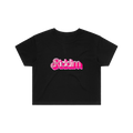 BARBIE RIDDIM CROP TOP - BLACK