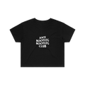 ANTI BOOT BOOT CLUB CROP TOP - BLACK
