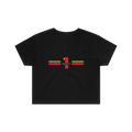 1-FOURTY CROP TOP - BLACK