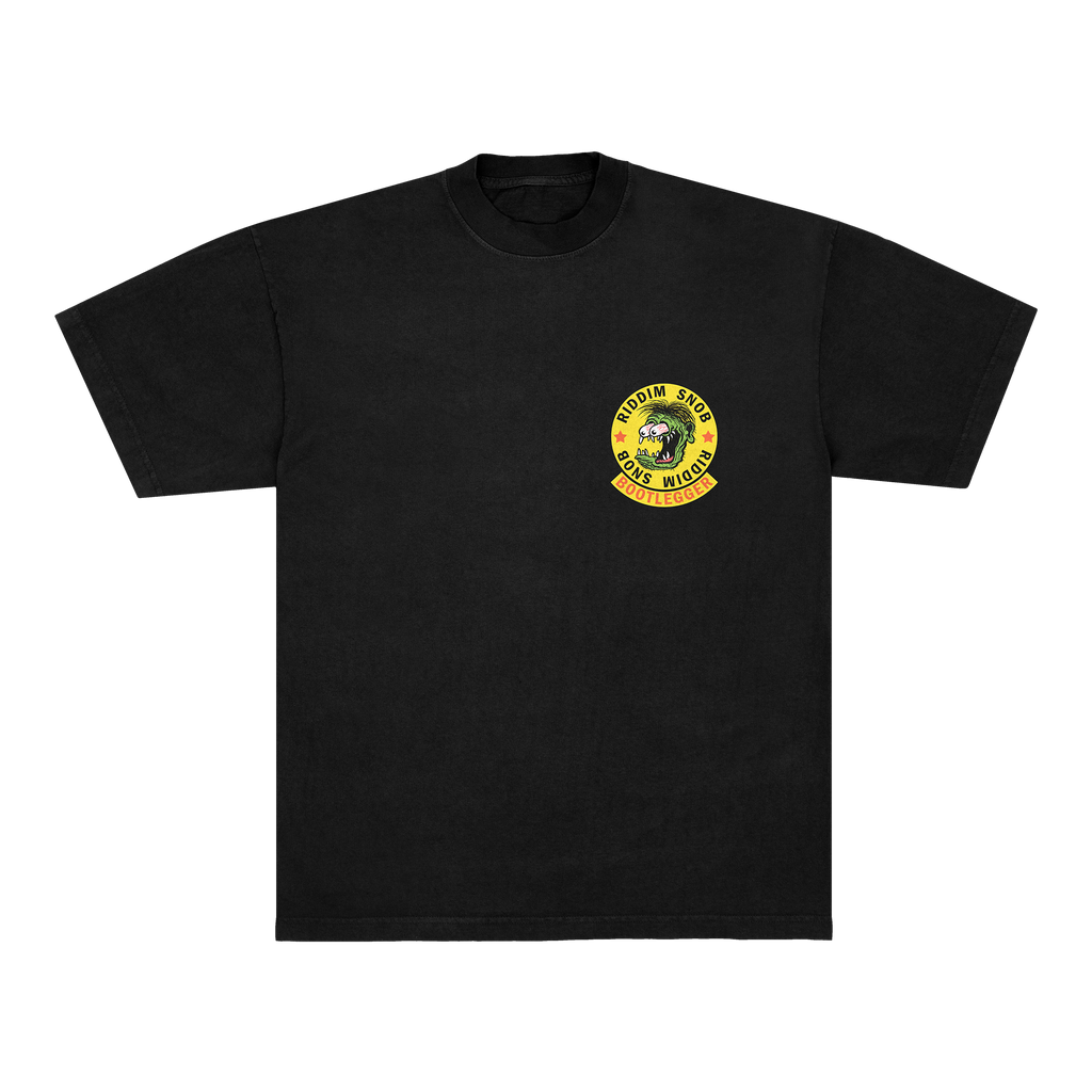 RIDDIM SNOB TEE - BLACK