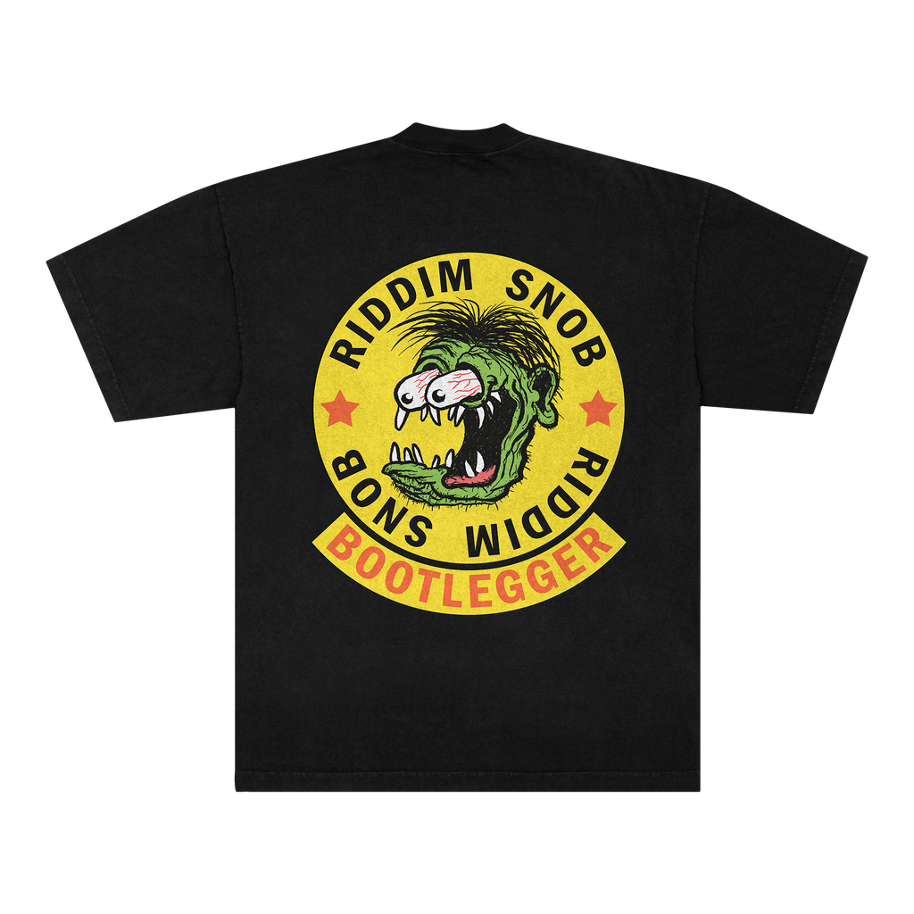 RIDDIM SNOB TEE - BLACK