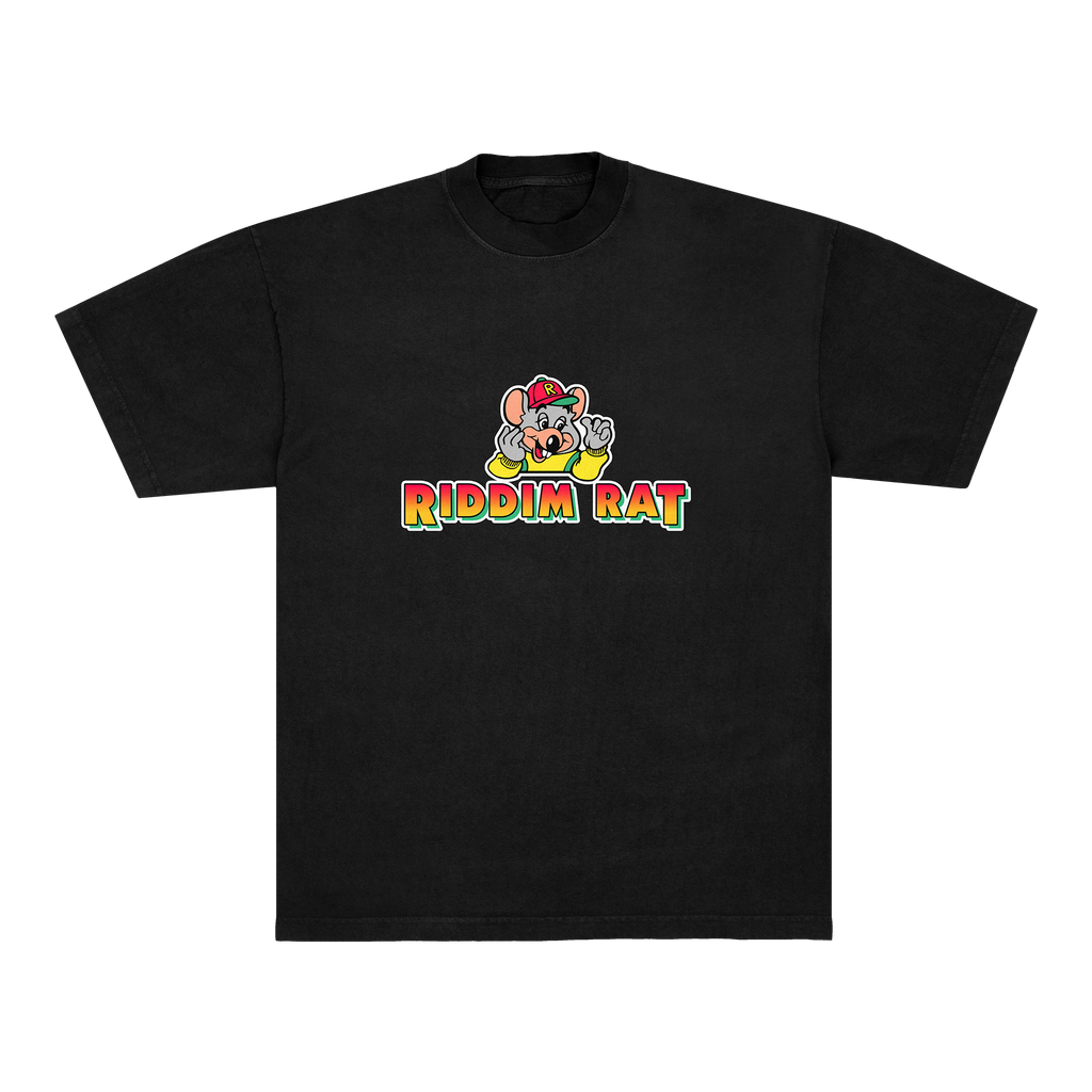 RIDDIM RAT TEE - BLACK