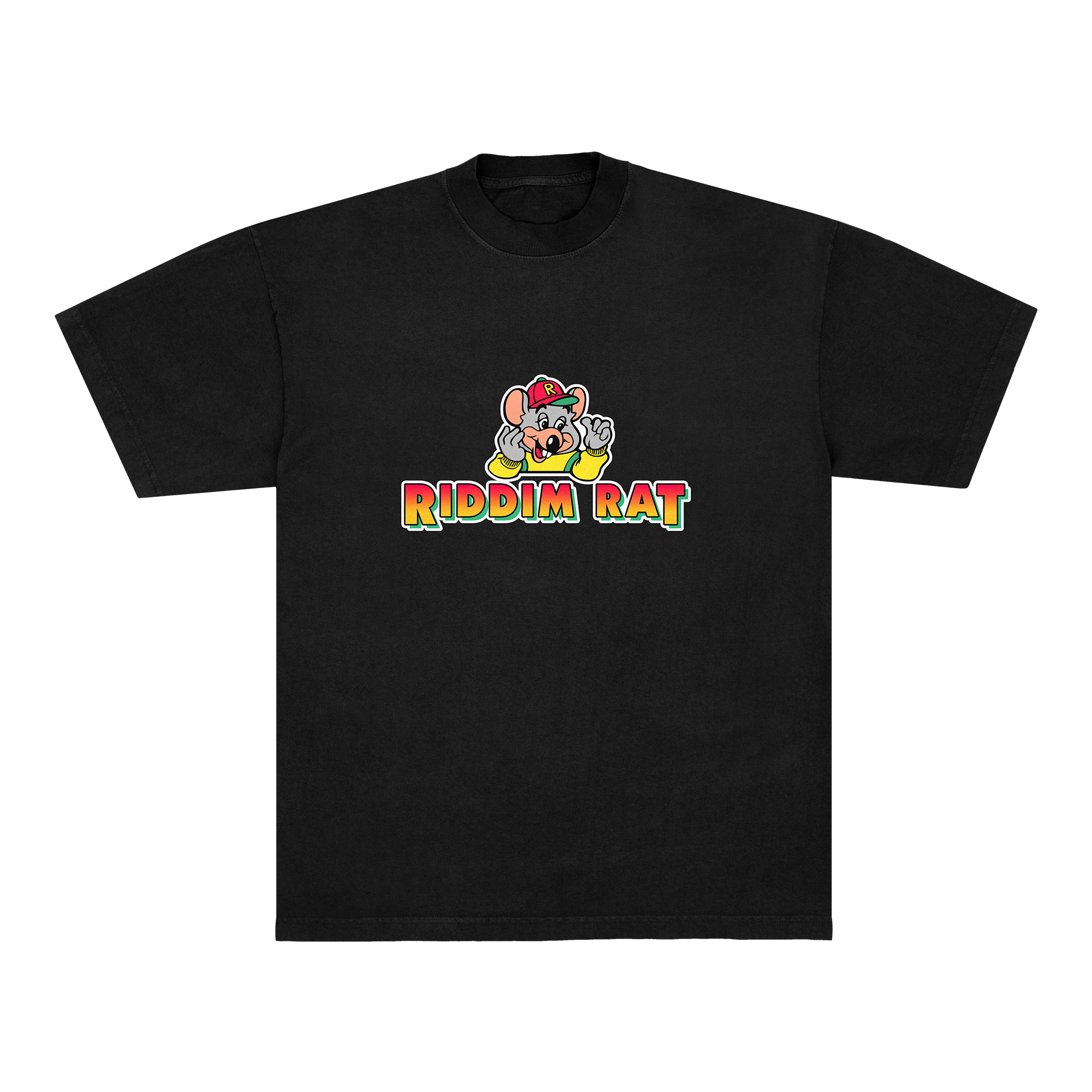 RIDDIM RAT TEE - BLACK