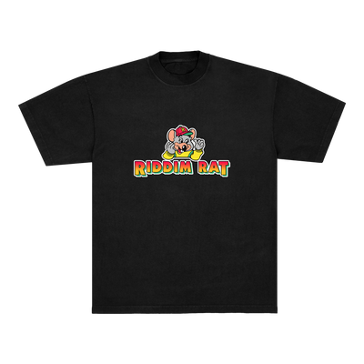 RIDDIM RAT TEE - BLACK