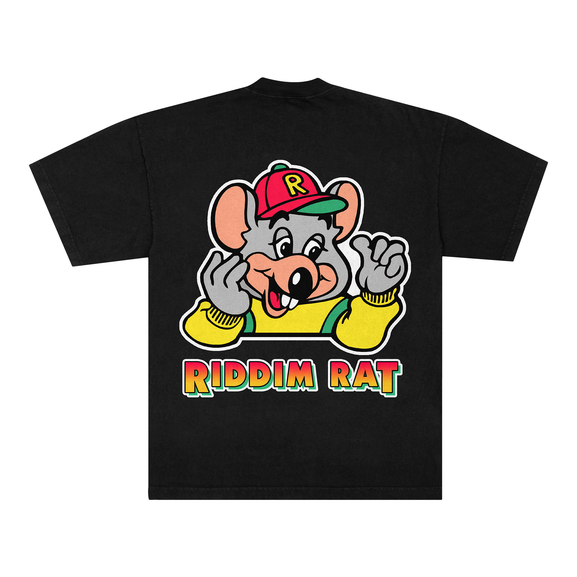 RIDDIM RAT TEE - BLACK