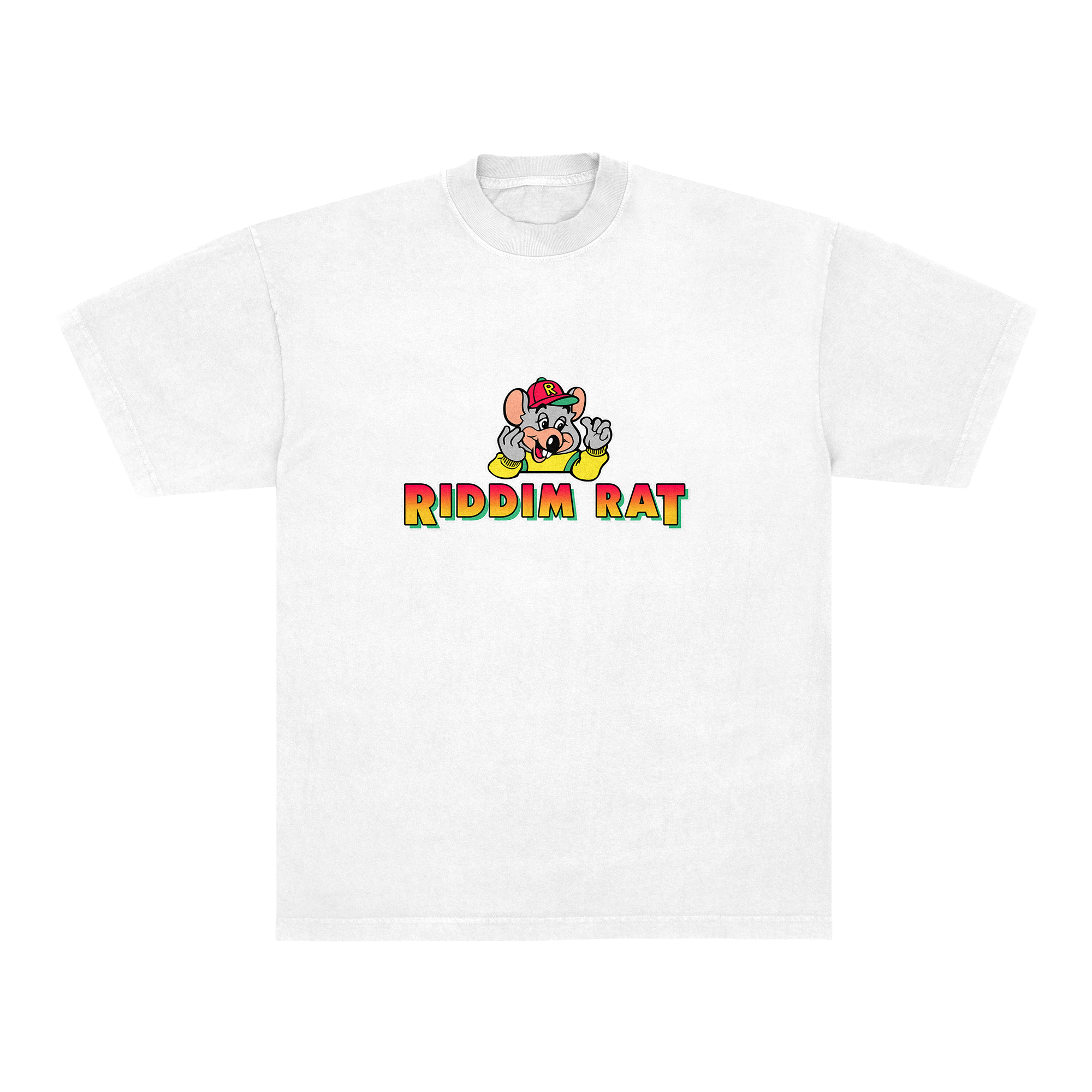 RIDDIM RAT TEE - WHITE