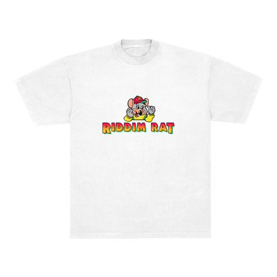 RIDDIM RAT TEE - WHITE