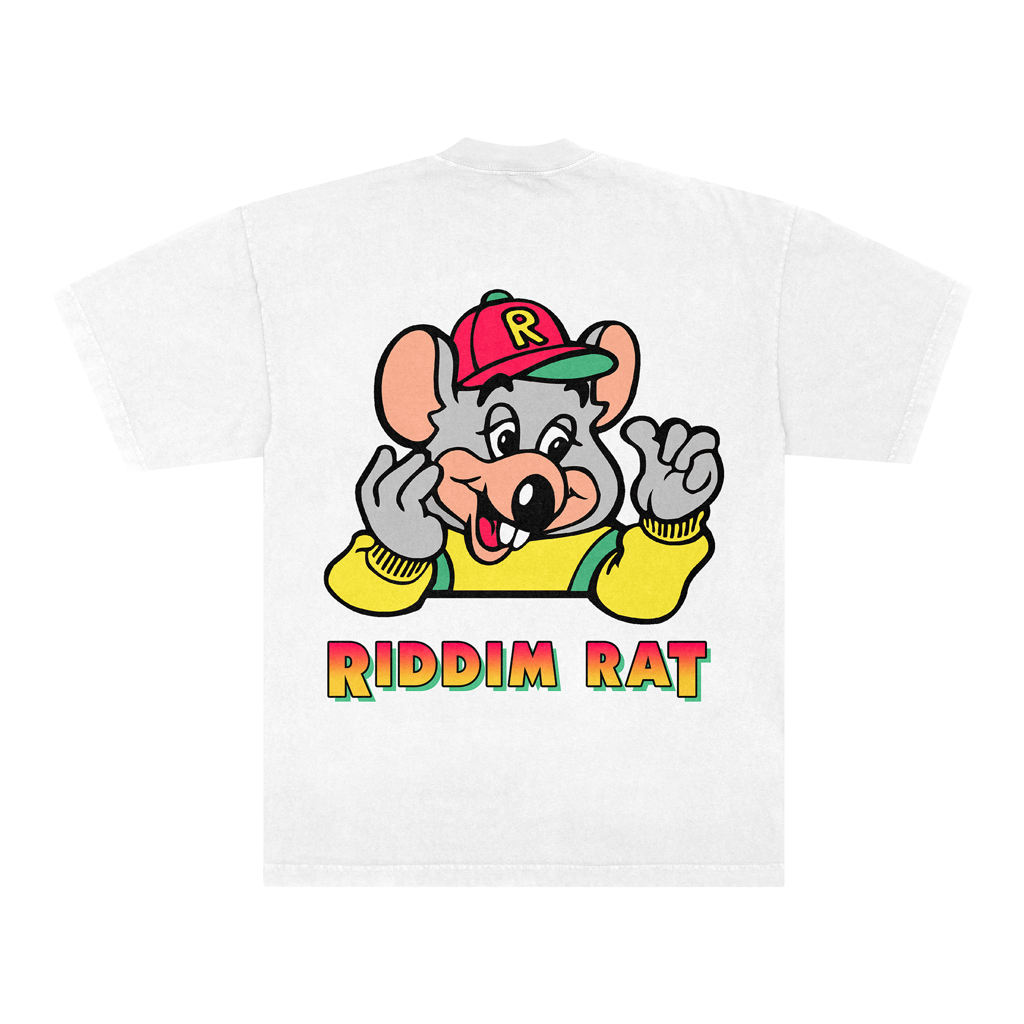 RIDDIM RAT TEE - WHITE
