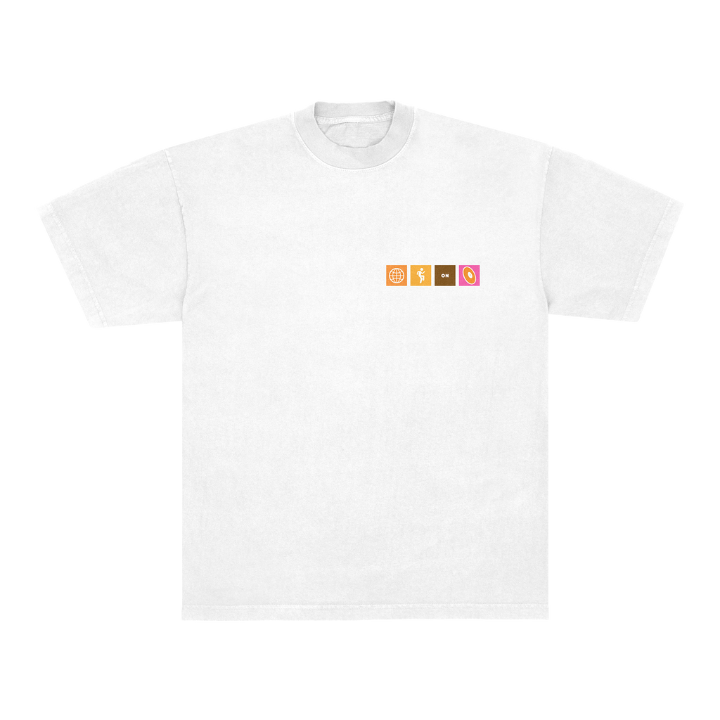 DUNKIN DUBPLATES TEE - WHITE
