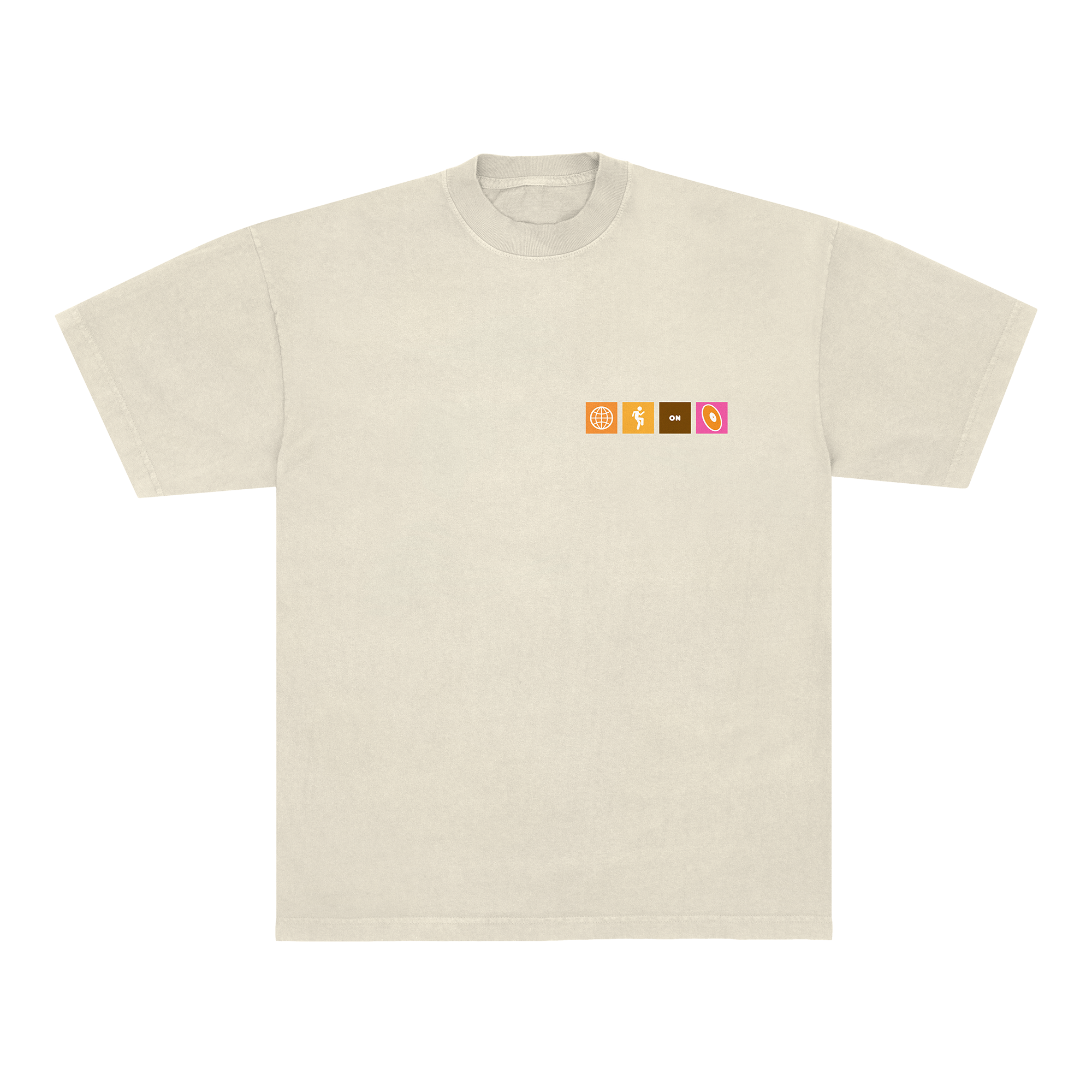 DUNKIN DUBPLATES TEE - CREME