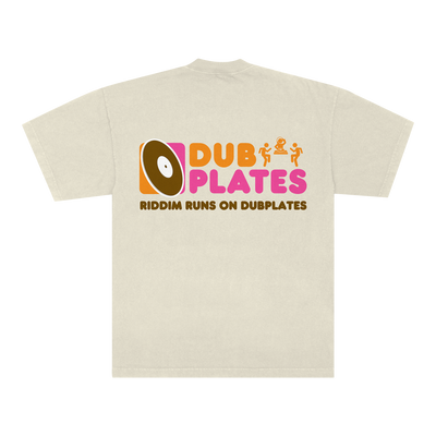 DUNKIN DUBPLATES TEE - CREME