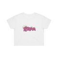 BRATZ RIDDIM CROP TOP - WHITE