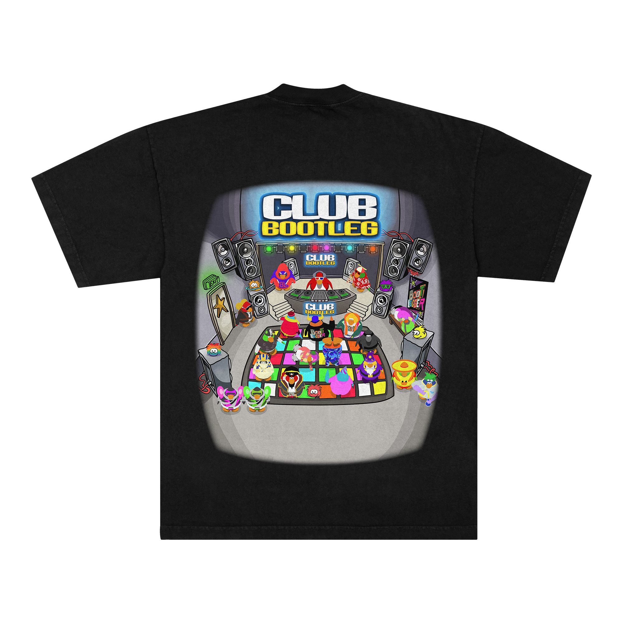 CLUB BOOTLEG TEE - BLACK