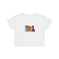 BOOTLEGGER LOGO CROP TOP - WHITE