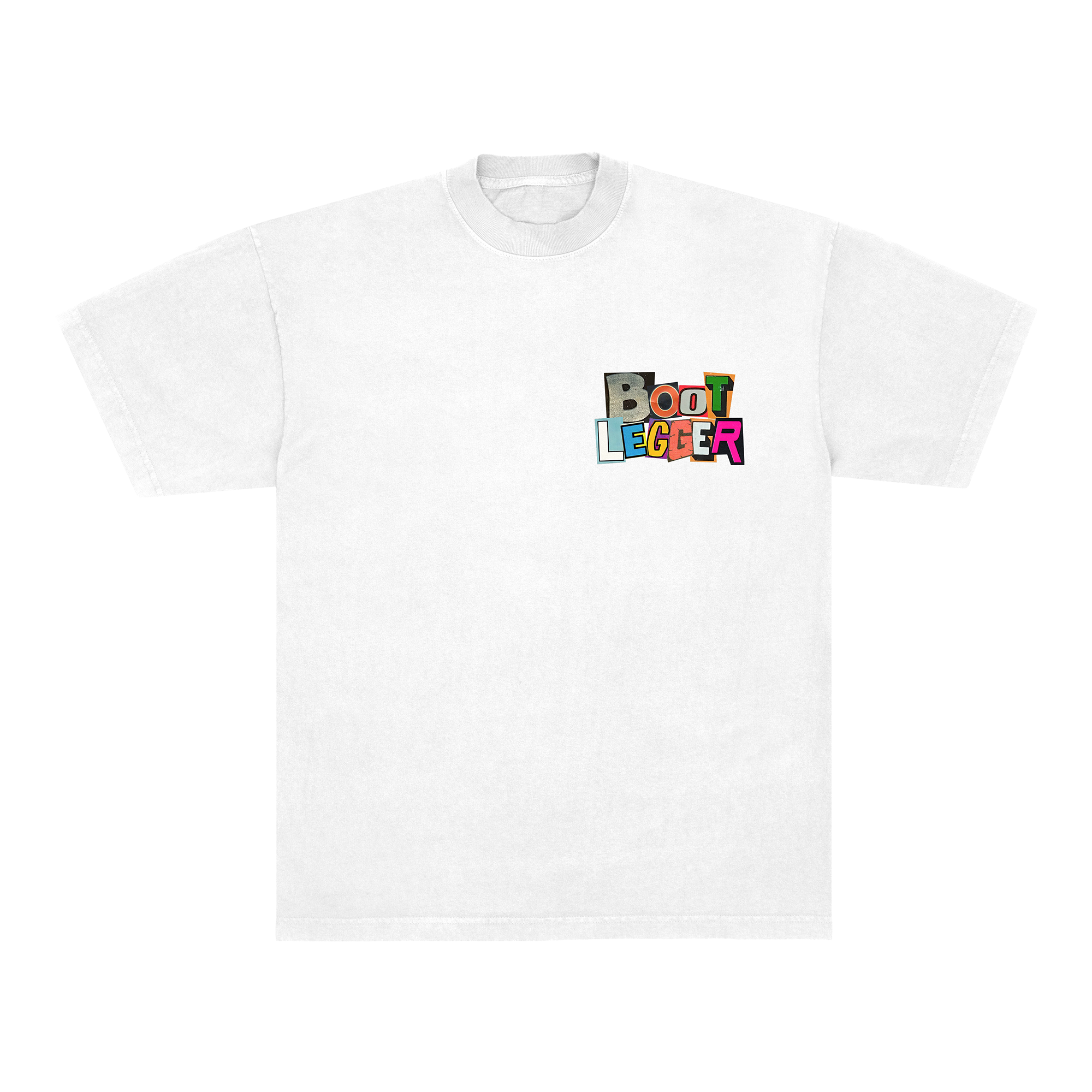 BOOTLEGGER LOGO TEE - WHITE