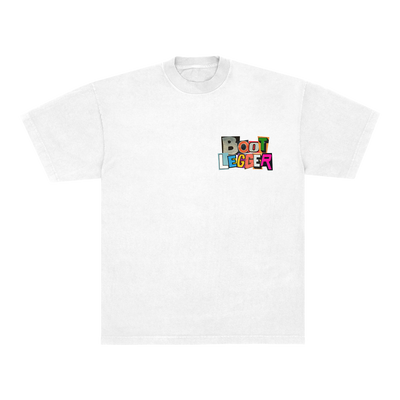 BOOTLEGGER LOGO TEE - WHITE