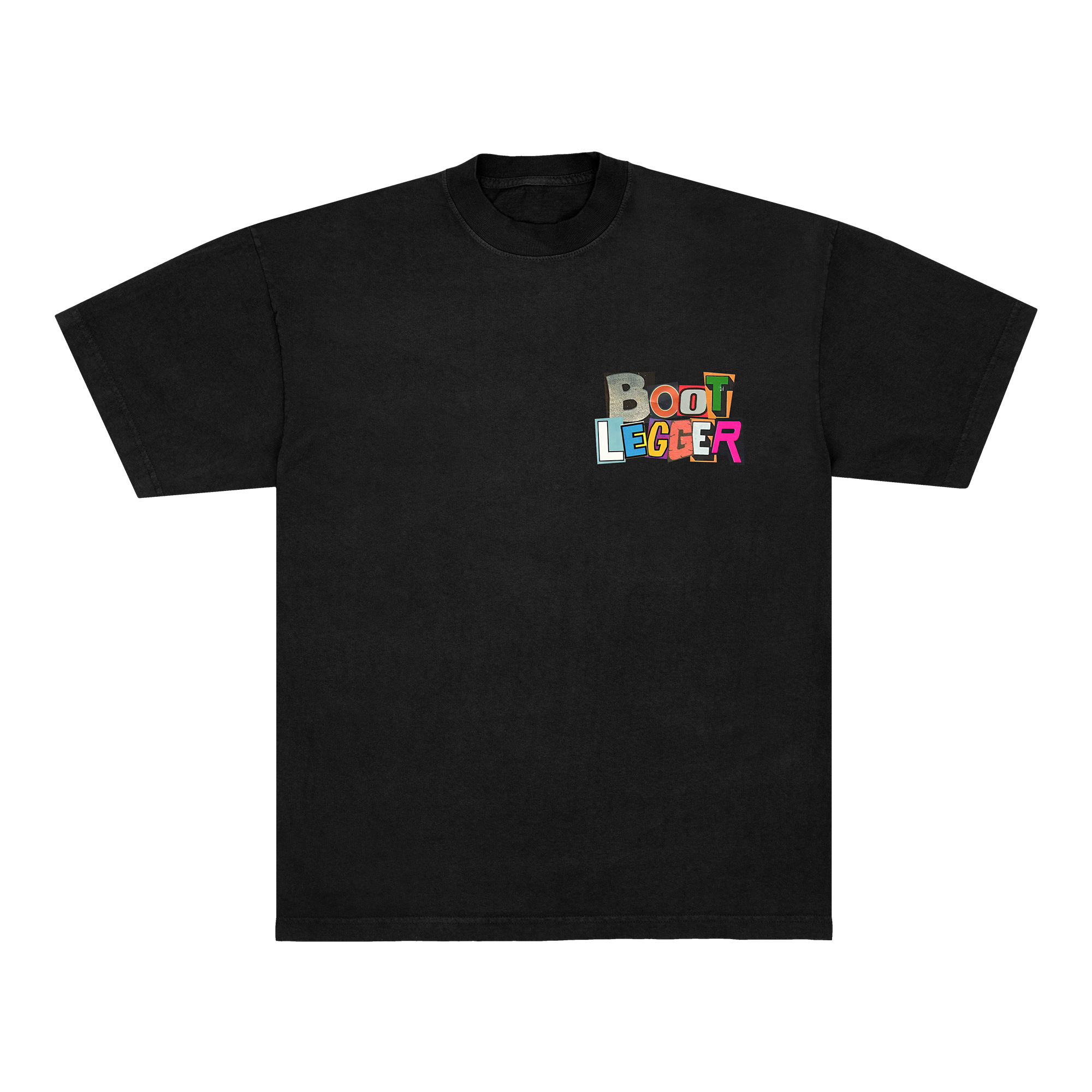 BOOTLEGGER LOGO TEE - BLACK