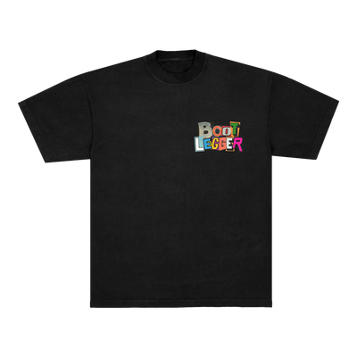 BOOTLEGGER LOGO TEE - BLACK