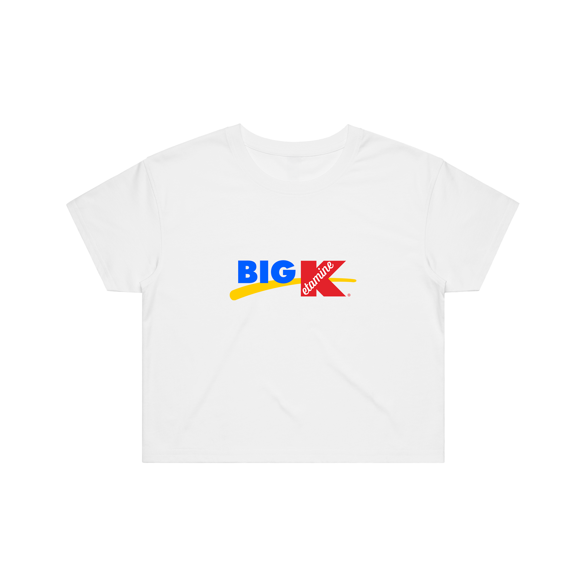 BIG K CROP TOP - WHITE