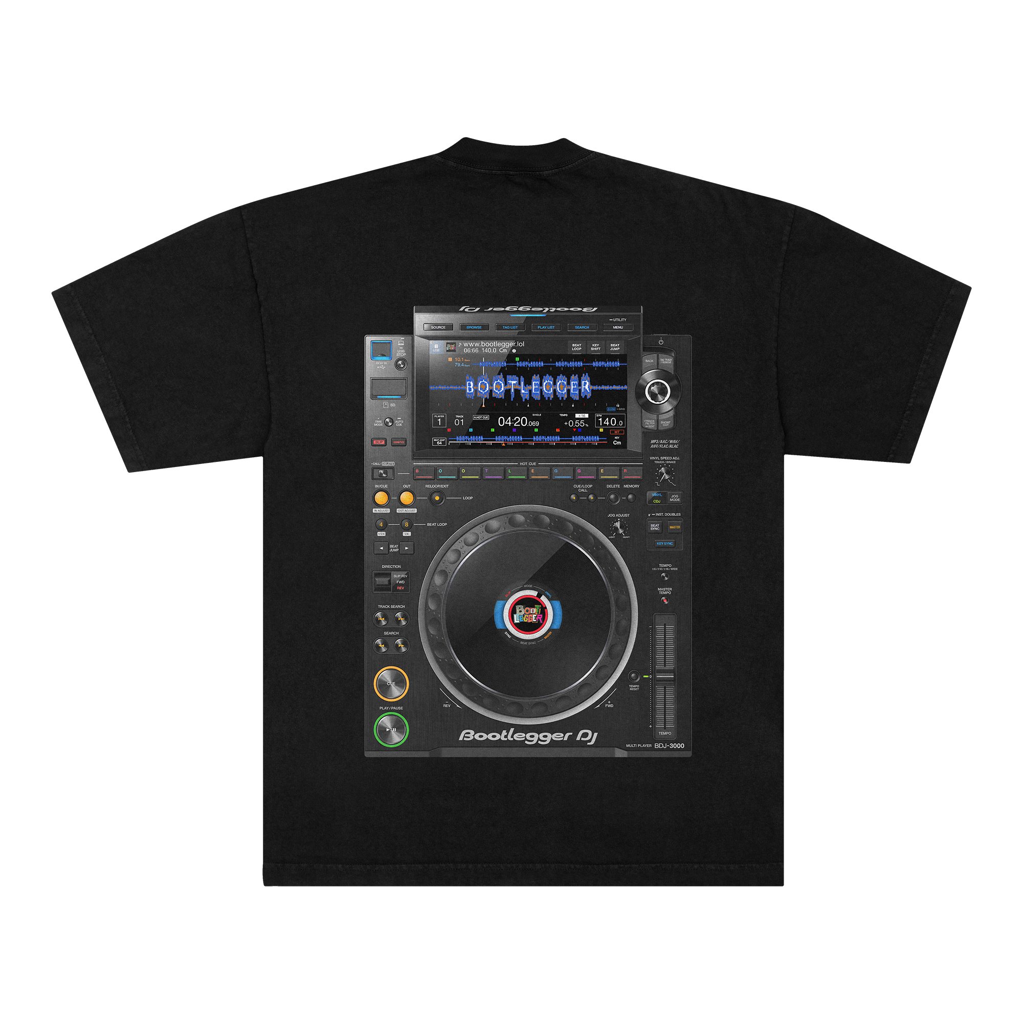 BDJ-3000 TEE - BLACK