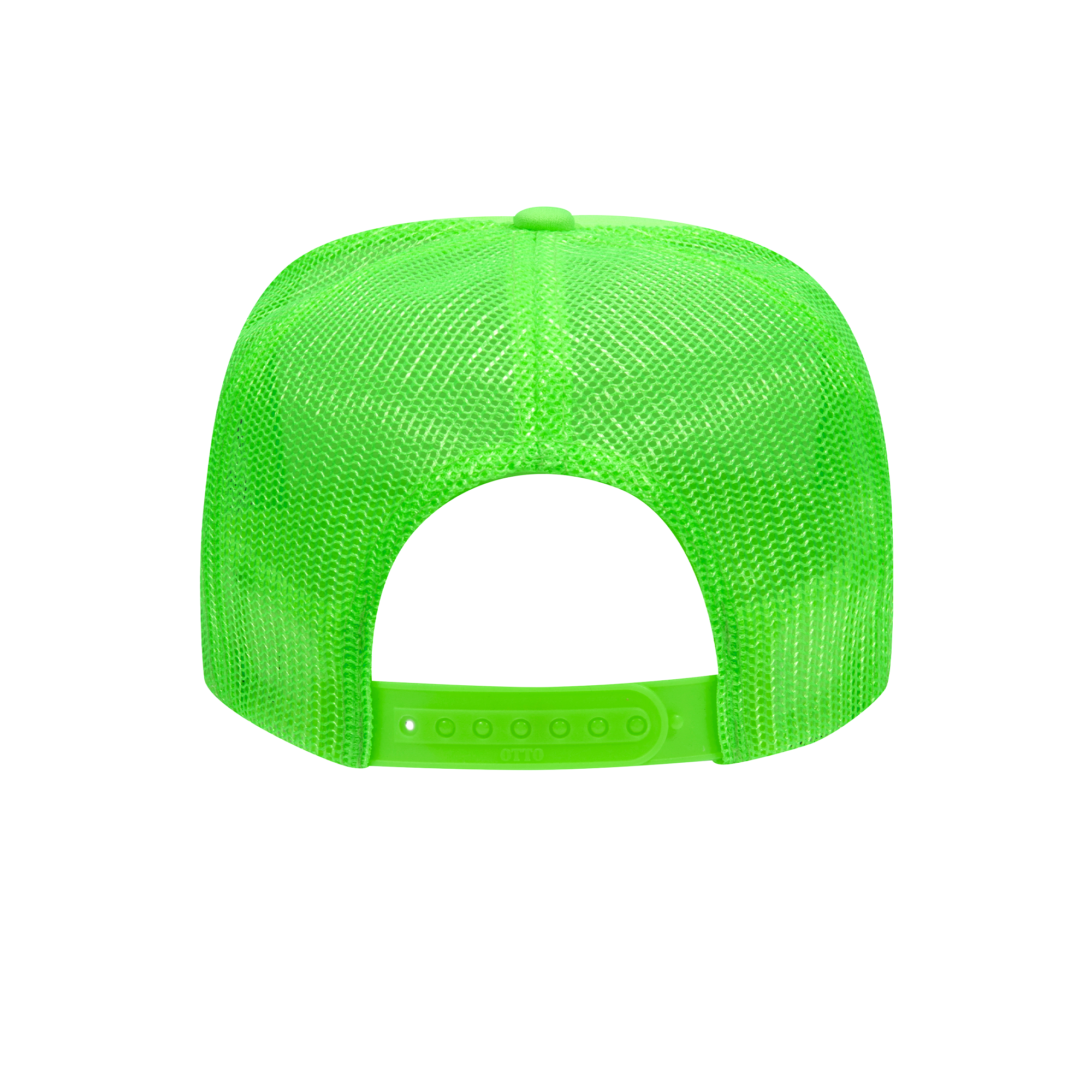 RIDDIM SLUT NEON GREEN TRUCKER HAT