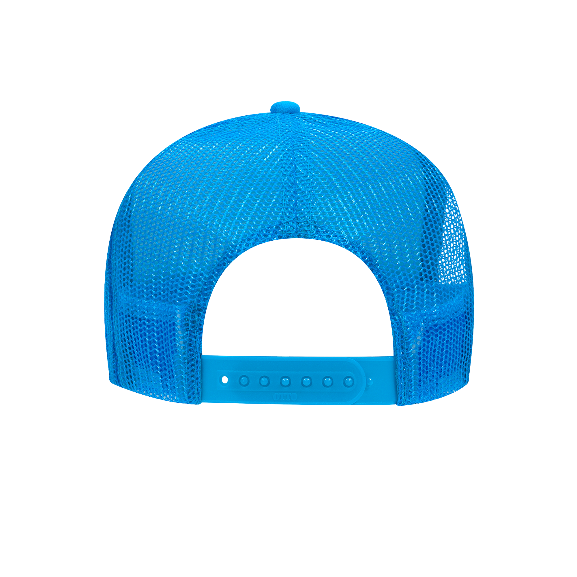 RIDDIM SLUT NEON BLUE TRUCKER HAT