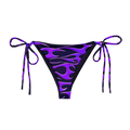 TRIBAL FLAME BIKINI BOTTOM - PURPLE