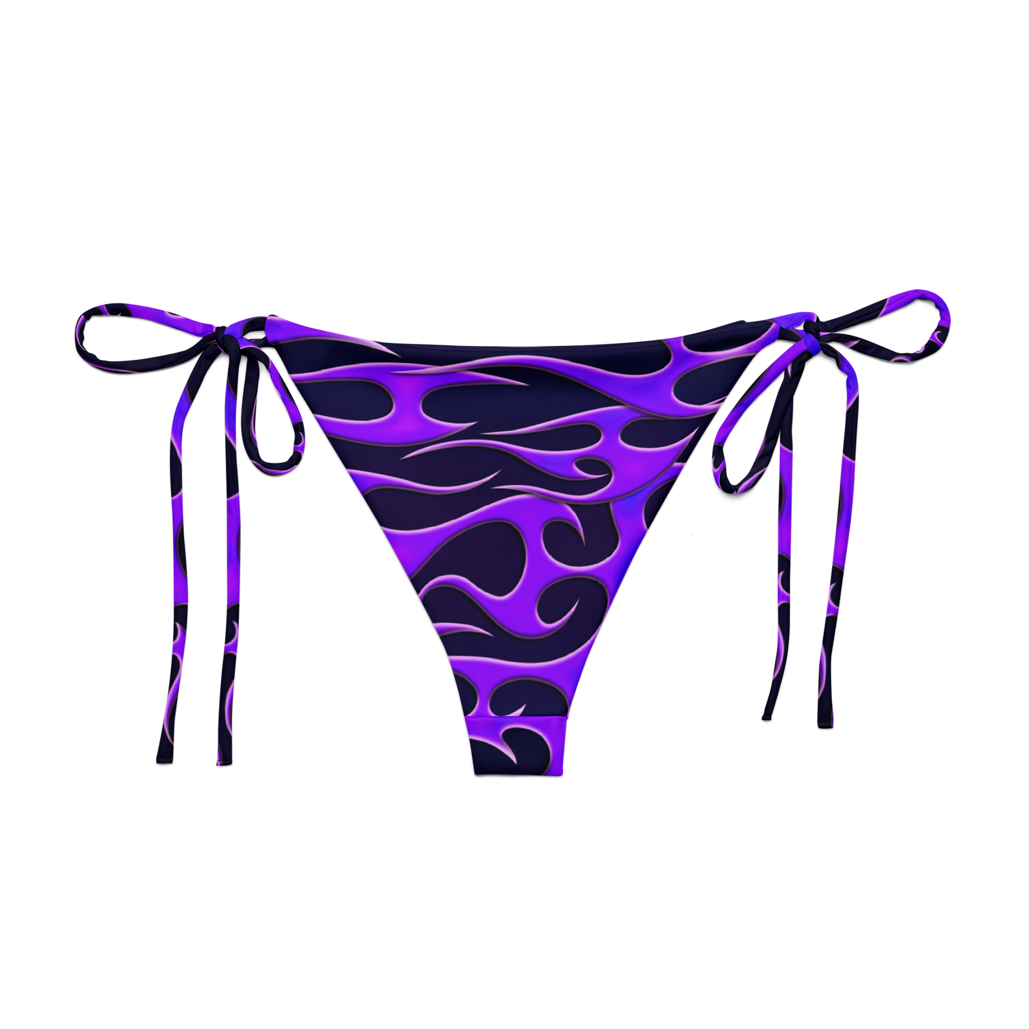 TRIBAL FLAME BIKINI BOTTOM - PURPLE