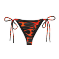 TRIBAL FLAME BIKINI BOTTOM - RED