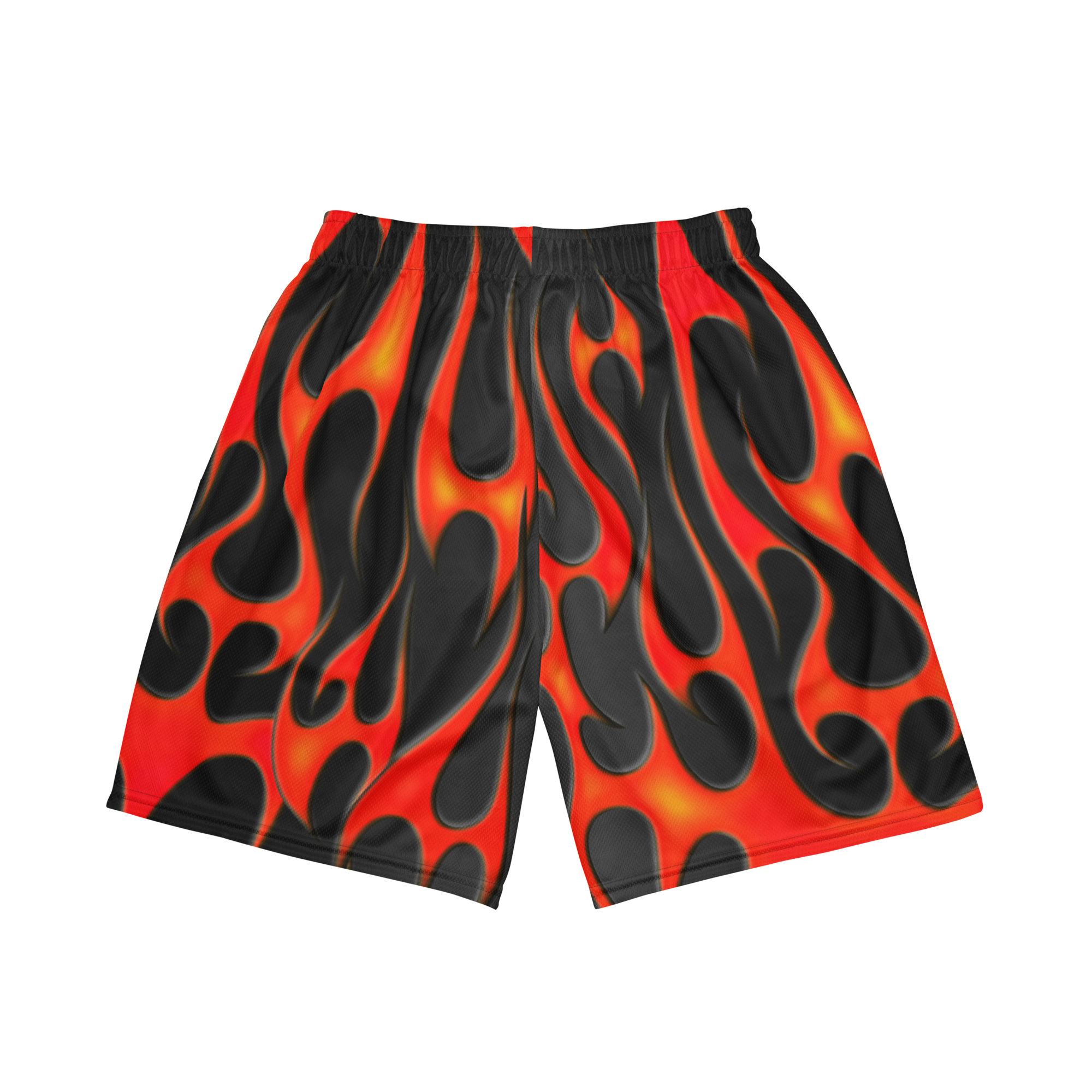 TRIBAL FLAME SHORTS - RED