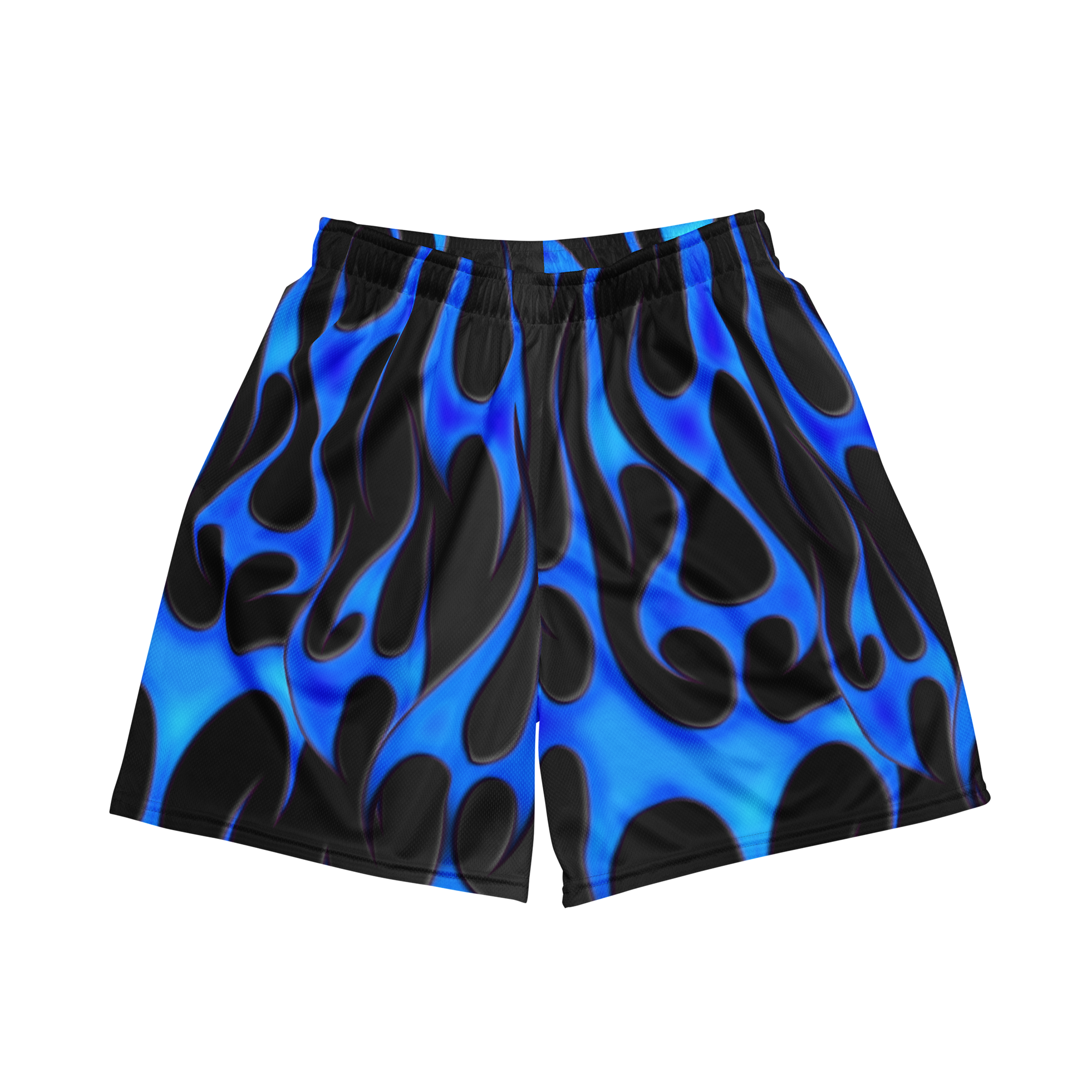 TRIBAL FLAME SHORTS - BLUE