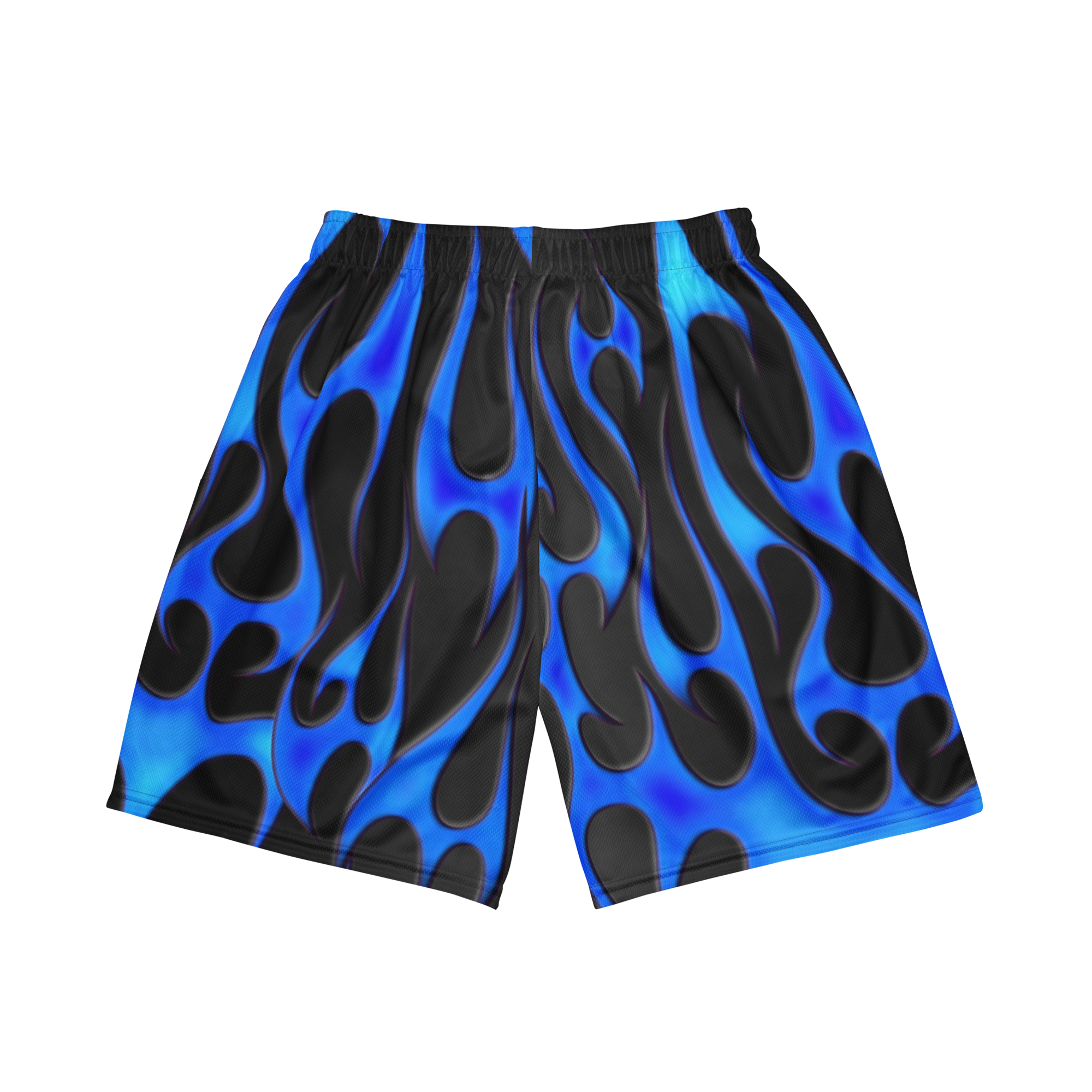 TRIBAL FLAME SHORTS - BLUE