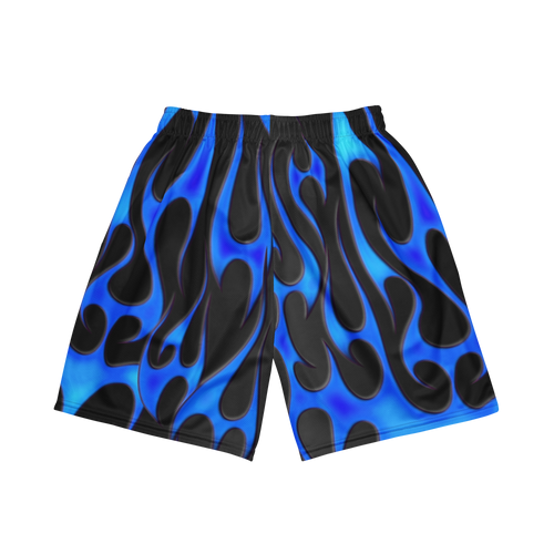 TRIBAL FLAME SHORTS - BLUE
